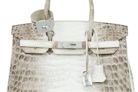 diamond encrusted hermes birkin himalayan bags|Hermes croc Birkin Bag.